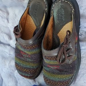 Born clogs size 9 hippie or southwest style EUC